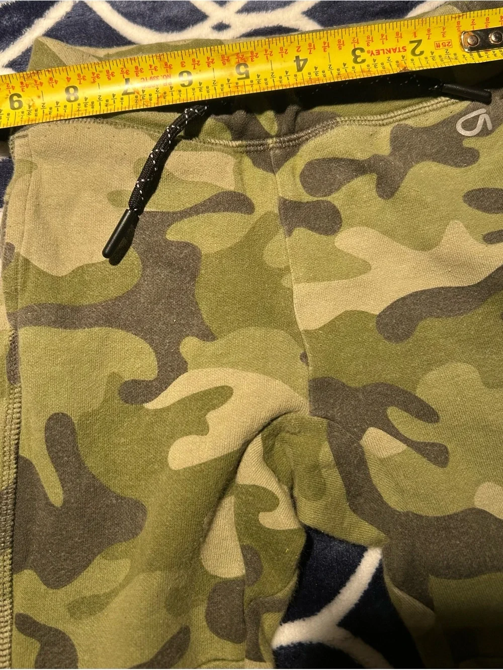 GAP Green Camo Kids Jogger Sweatpants